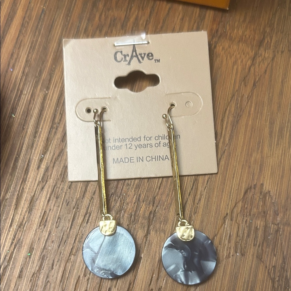 rave Elegant Gold and Silver Earrings